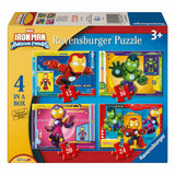 Ravensburger puzzle Iron Man et ses amis fantastiques - 4 puzzles
