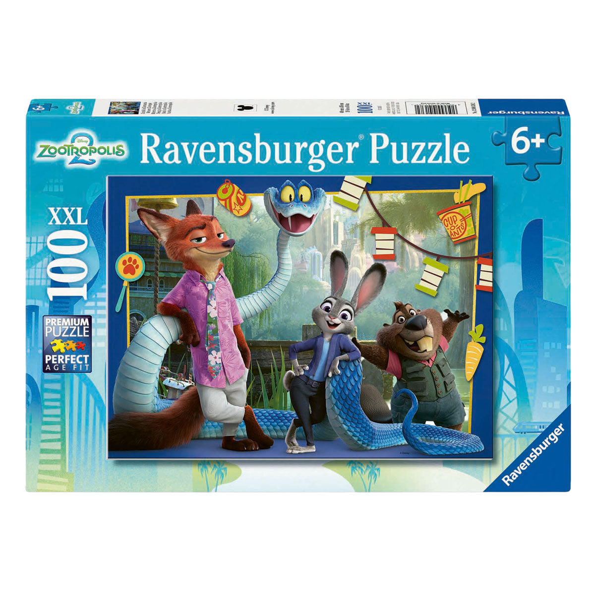 Ravensburger legpuzzel zootopia 2 - 100st. xxl