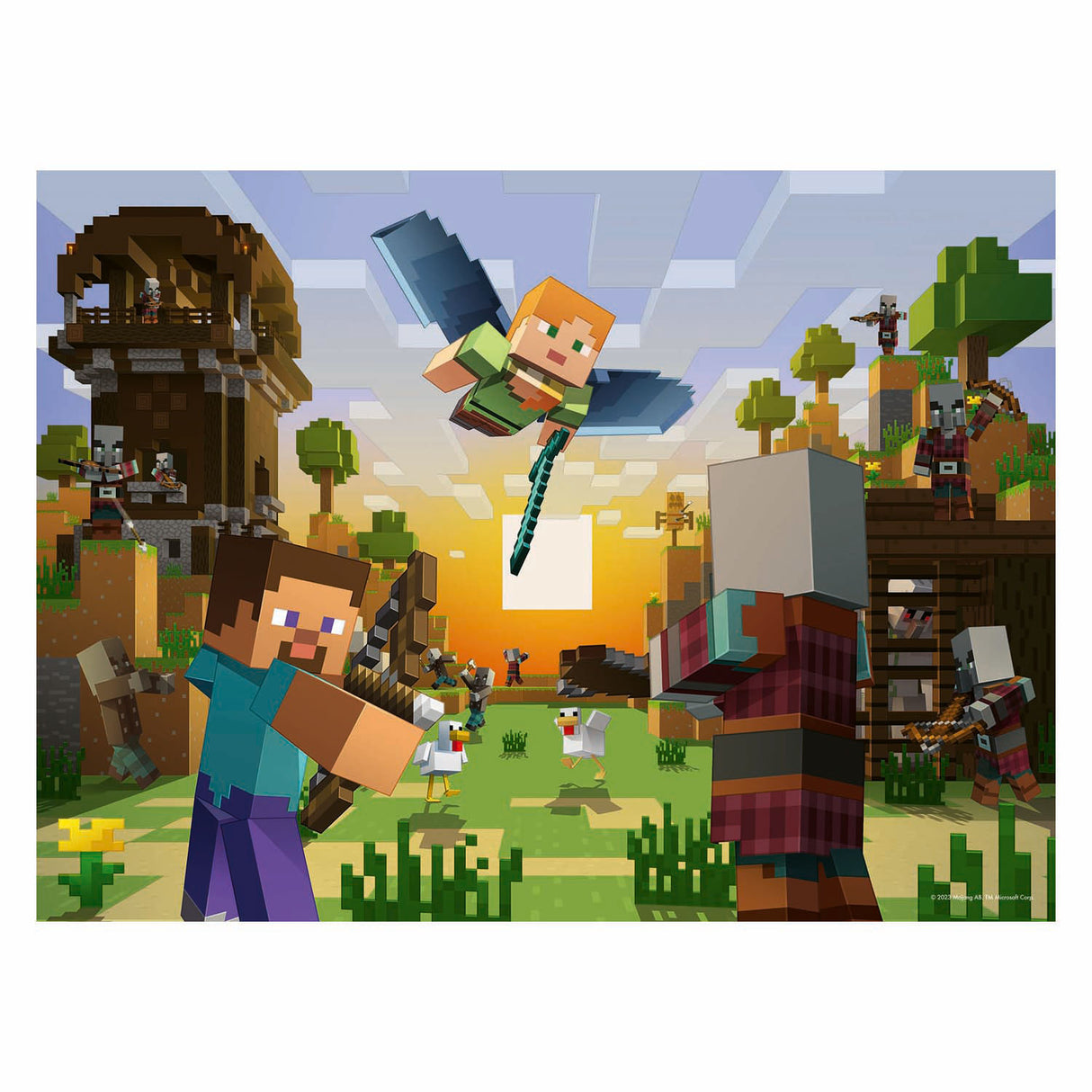 Ravensburger legpuzzel minecraft - 150st. xxl