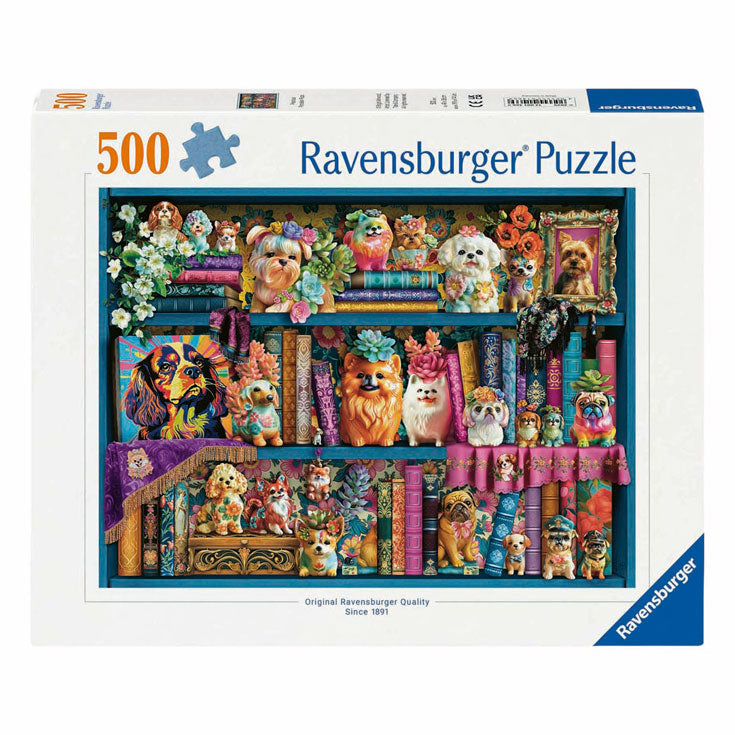 Ravensburger pussel värdefulla porslinshundar - 500 st.