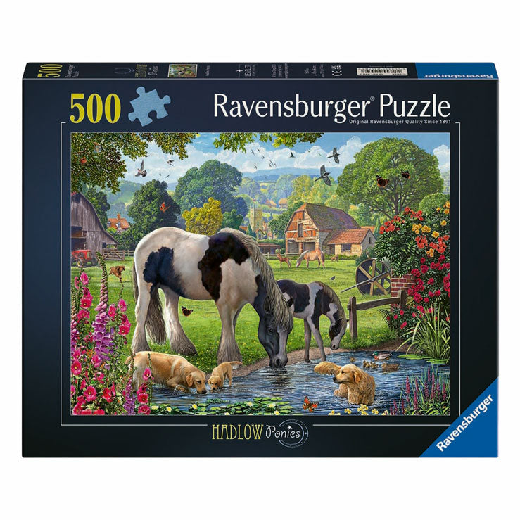 Ravensburger rompecabezas ponis hadlow - 500 piezas.