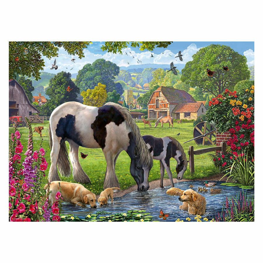 Ravensburger rompecabezas ponis hadlow - 500 piezas.