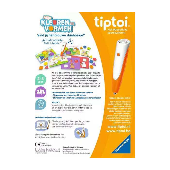 Ravensburger tiptoi meng Faarwen a Formen