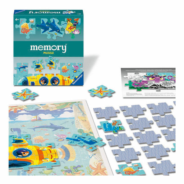 Ravensburger memory puzzle onderwater wereld