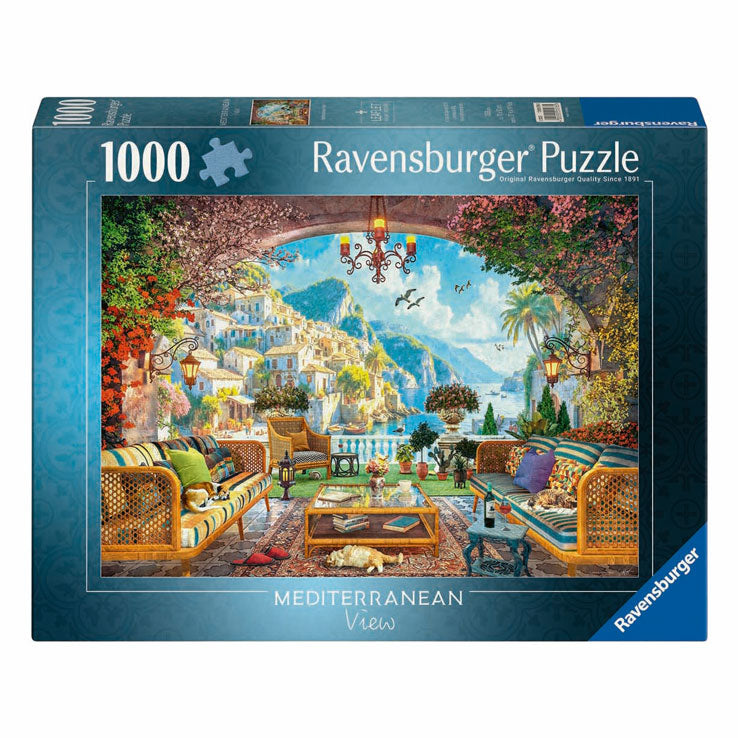 Ravensburger puzzle Vue terrasse méditerranéenne 1000 pièces