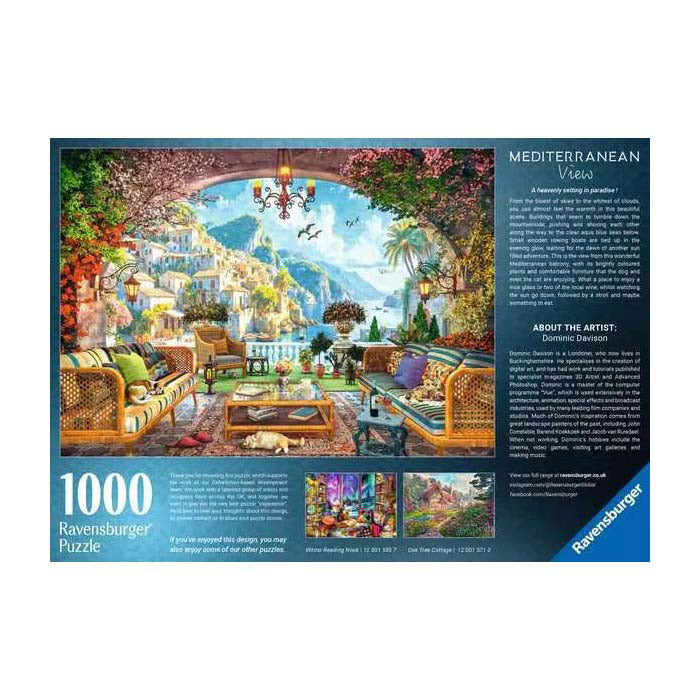 Ravensburger puzzle Mediterranean terrace view 1000 pieces