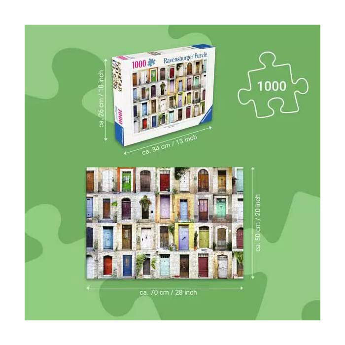 Ravensburger Puzzel schéi Dieren an der Provence - 1000 Stéck.