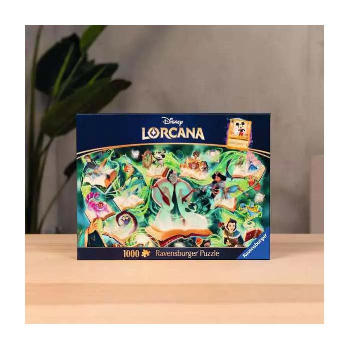 Ravensburger legpuzzel disney lorcana glimmers of the realm: emerald - 1000st.