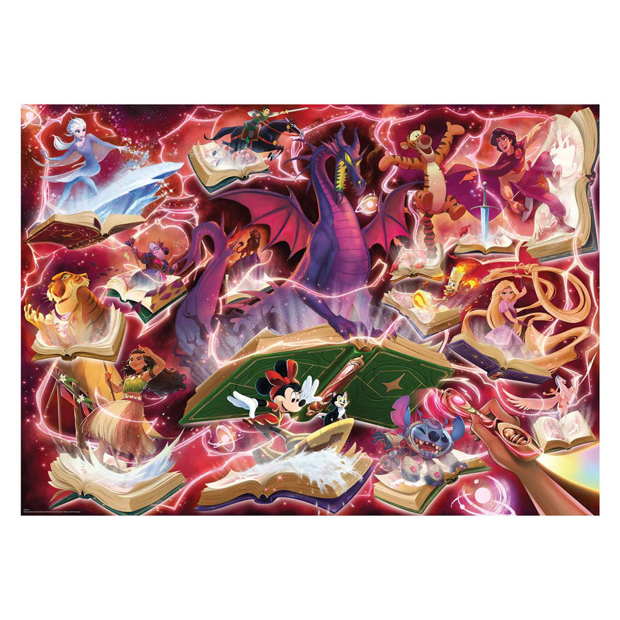 Ravensburger legpuzzel disney lorcana glimmers of the realm: ruby - 1000st.