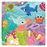 Quebra-cabeça de madeira Ravensburger, animais subaquáticos - 22 unid.