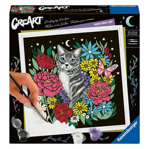 Ravensburger creart pixie cold paint by number - cat