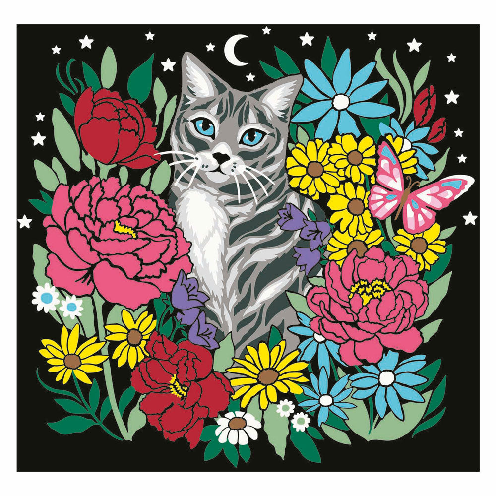 Ravensburger creart pixie cold paint by number - cat