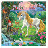Puzzle in legno Ravensburger Unicorno - 44 pezzi.
