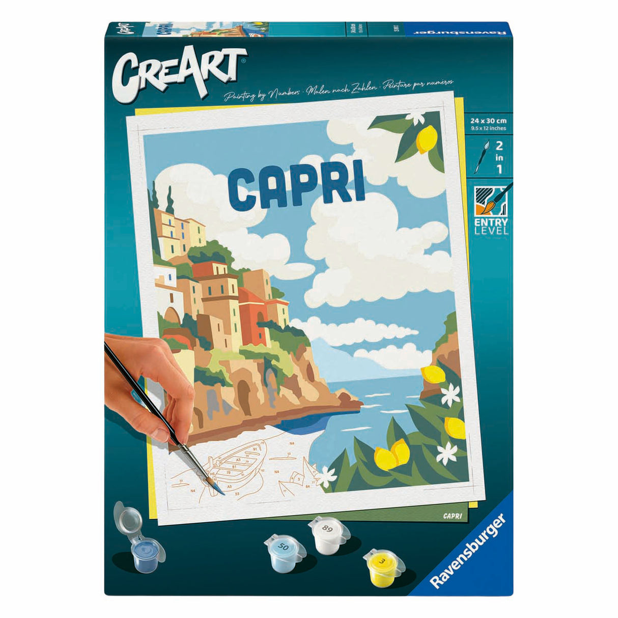 Ravensburger creart festék szám szerint - capri