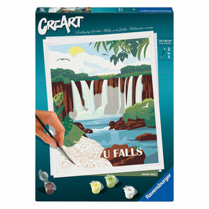 Ravensburger creart målar efter nummer - iguazu vattenfall
