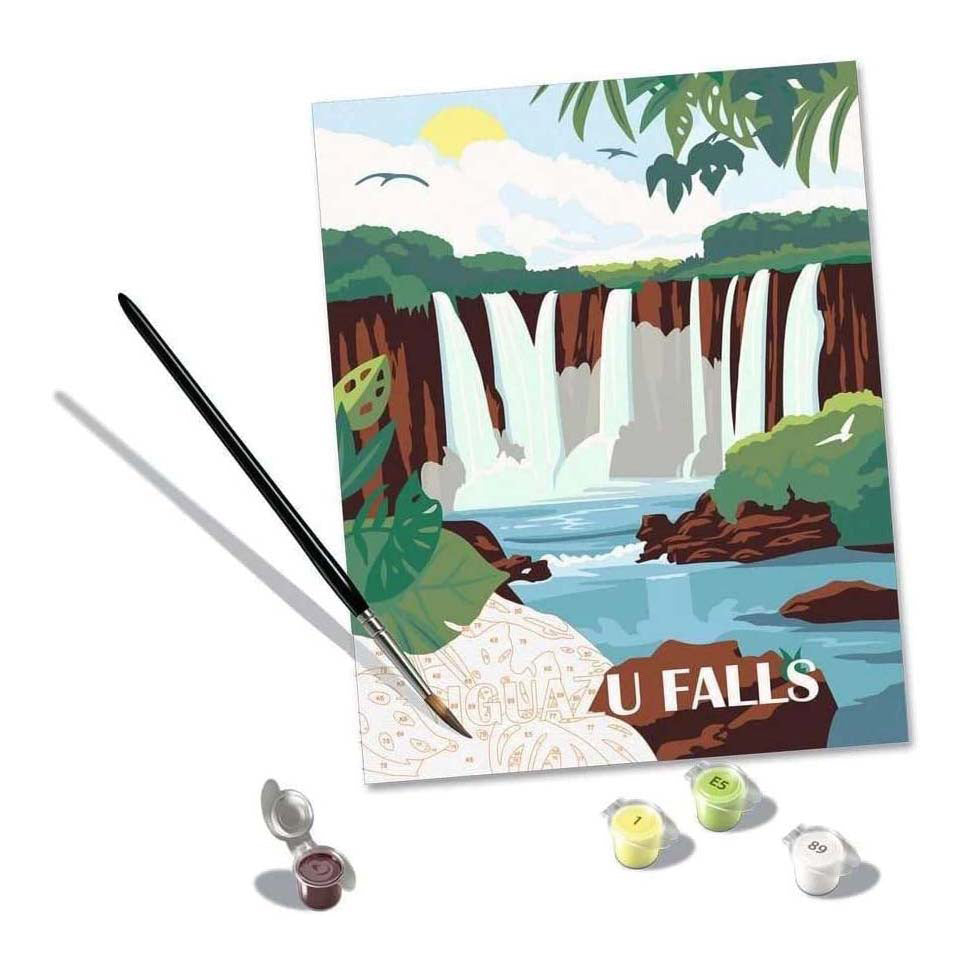 Ravensburger creart målar efter nummer - iguazu vattenfall
