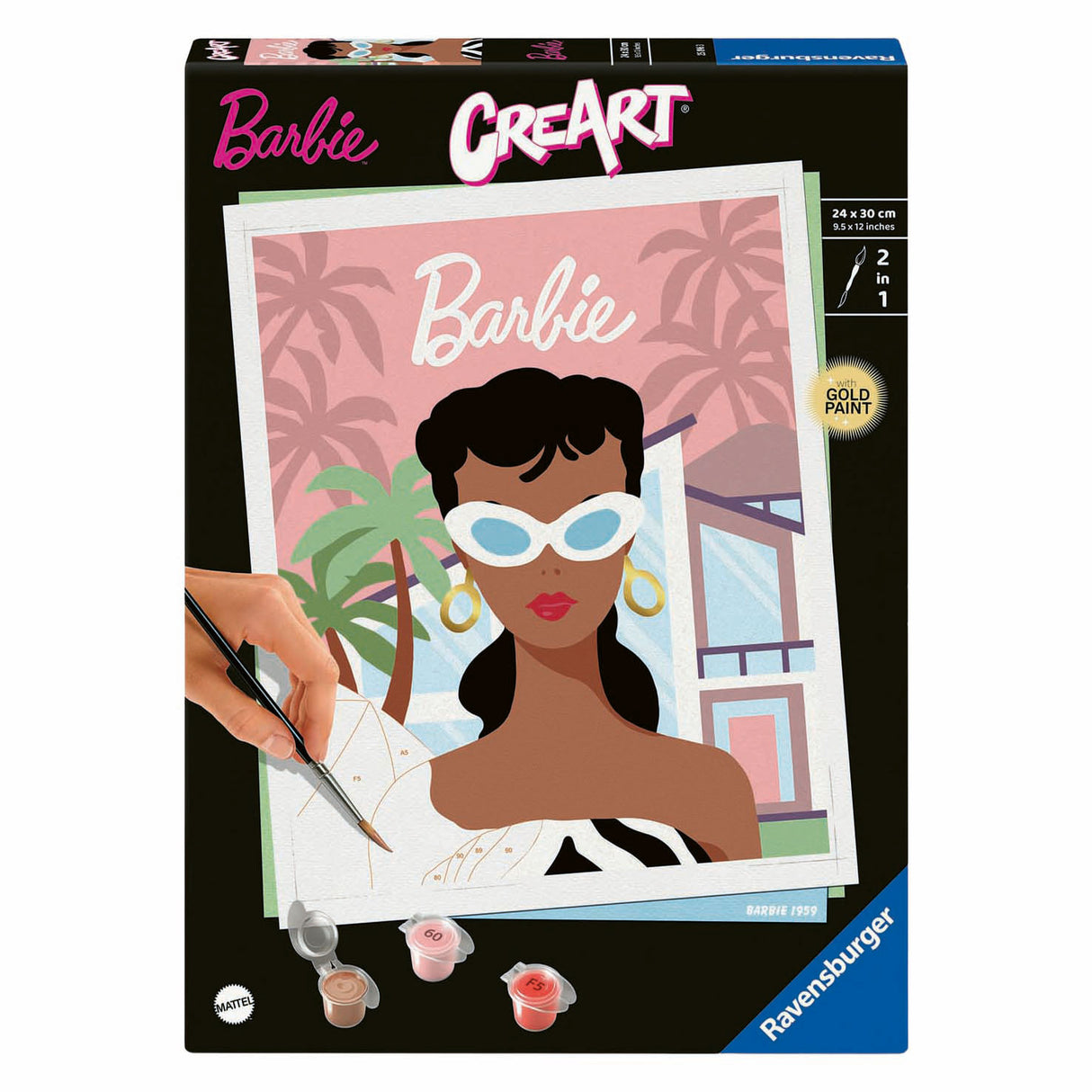 Ravensburger creart maling efter nummer - barbie