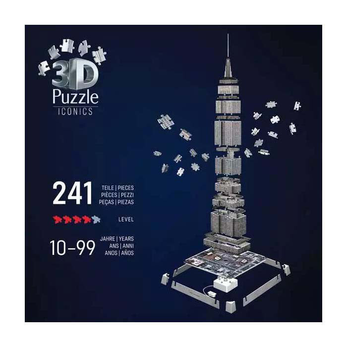 Ravensburger 3D puzzle iconics empire state building - with light - 241st.