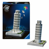 Ravensburger 3d puzzel iconics toren van pisa - met licht - 231st.