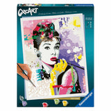Ravensburger creart maling efter nummer - audrey hepburn