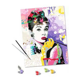 Ravensburger creart maling efter nummer - audrey hepburn
