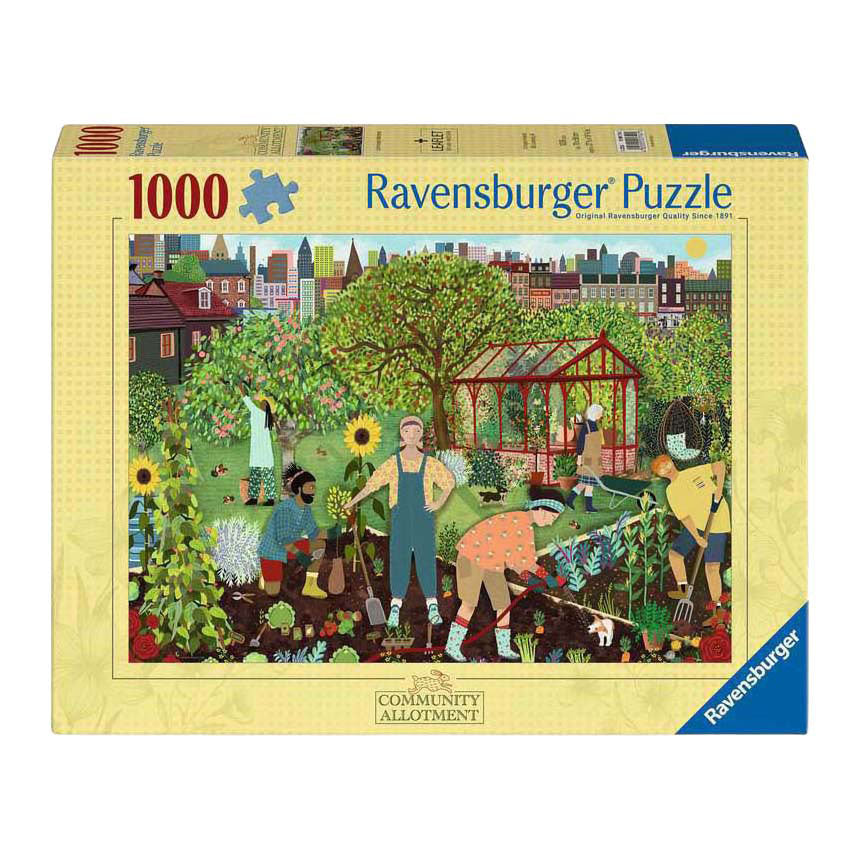 Ravensburger jigsaw puzzle The Allotment - 1000 pieces.