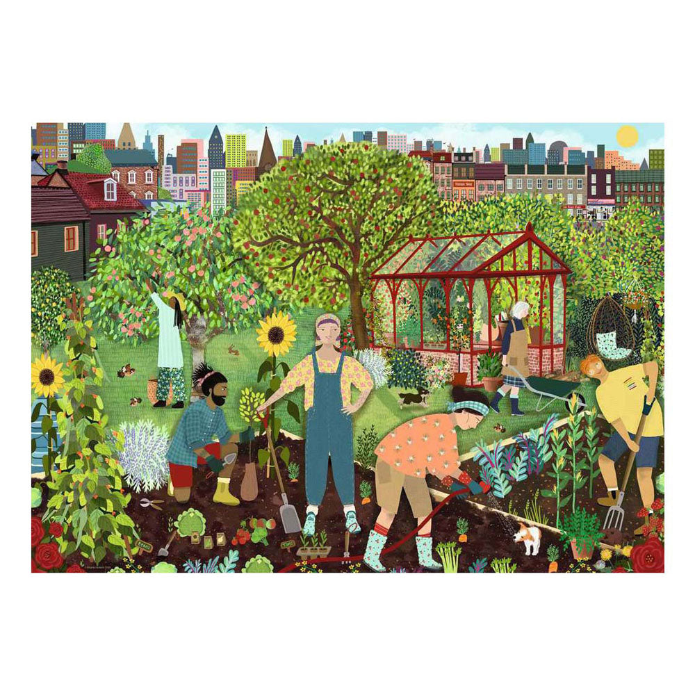 Ravensburger jigsaw puzzle The Allotment - 1000 pieces.
