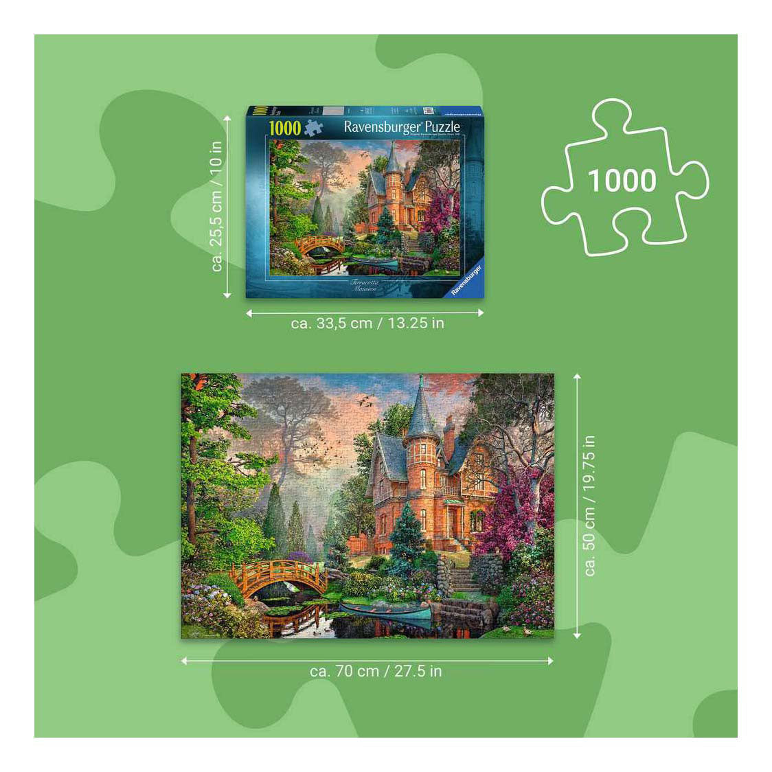 Ravensburgerin palapeli terrakottakartano