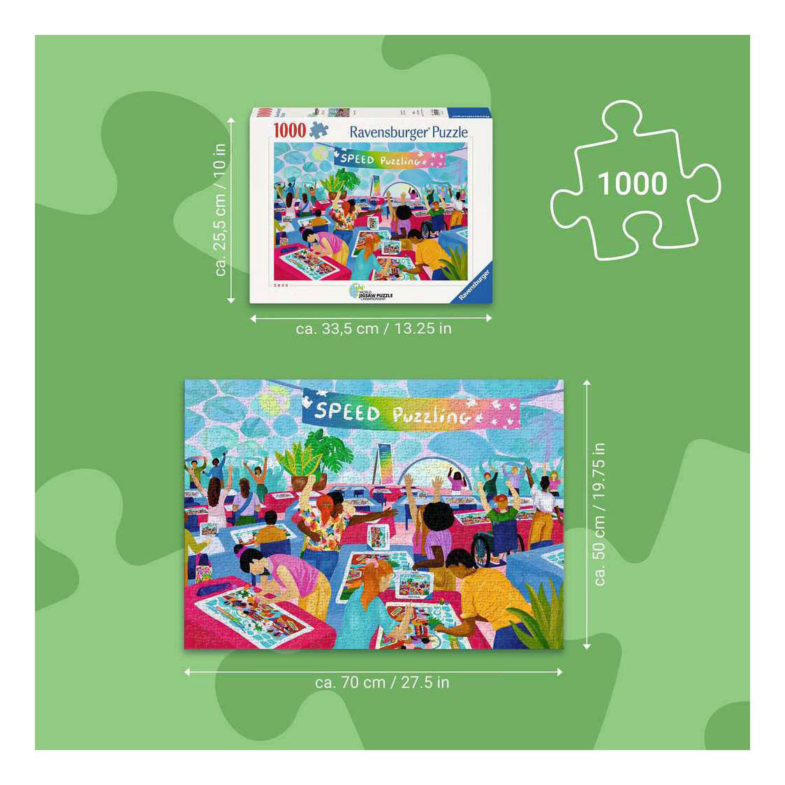 Ravensburger Jigsaw Puzzle Speed Puzzling - 1000 pcs.