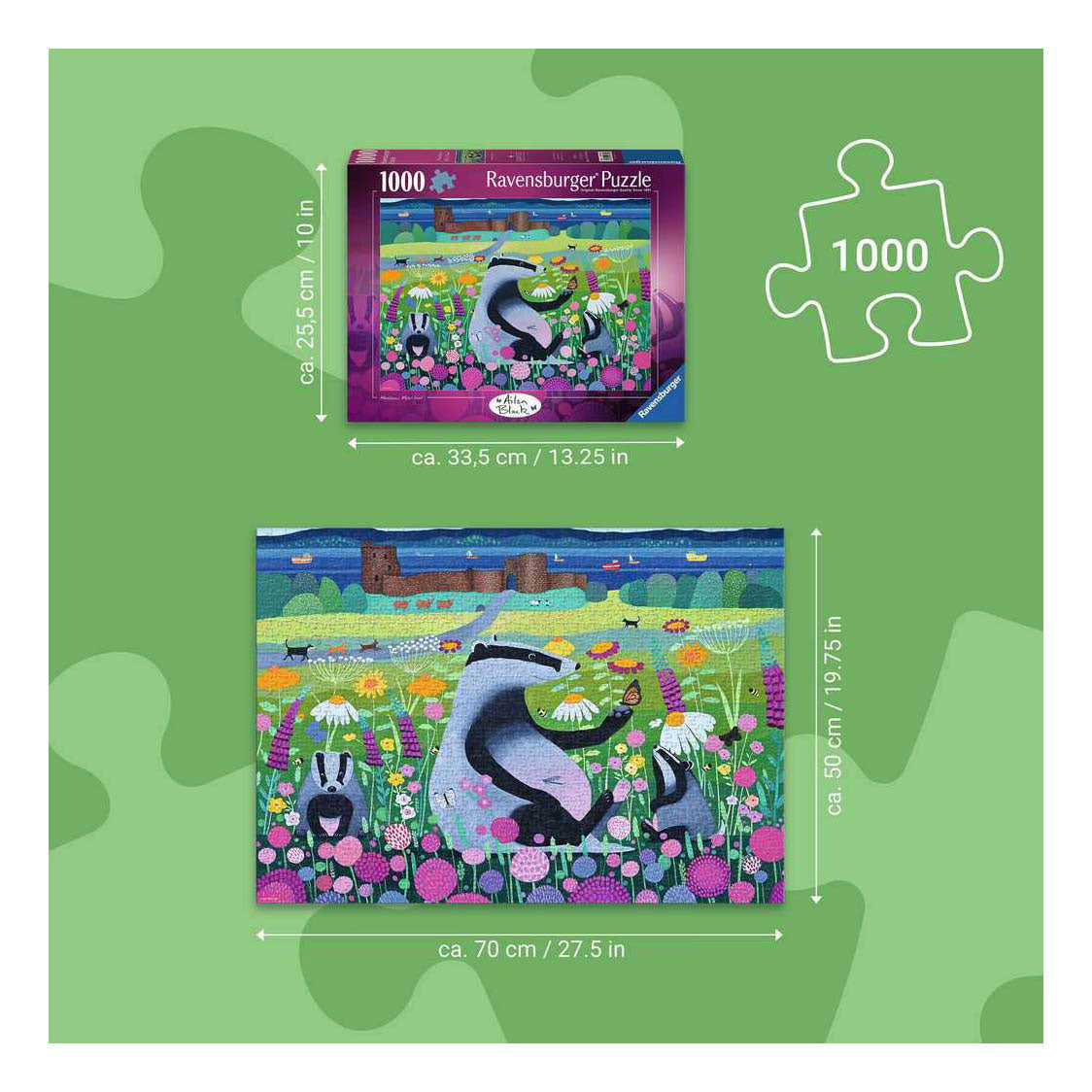 Ravensburger Jigsaw Puzzle - Meadow Mischief - 1000 pieces