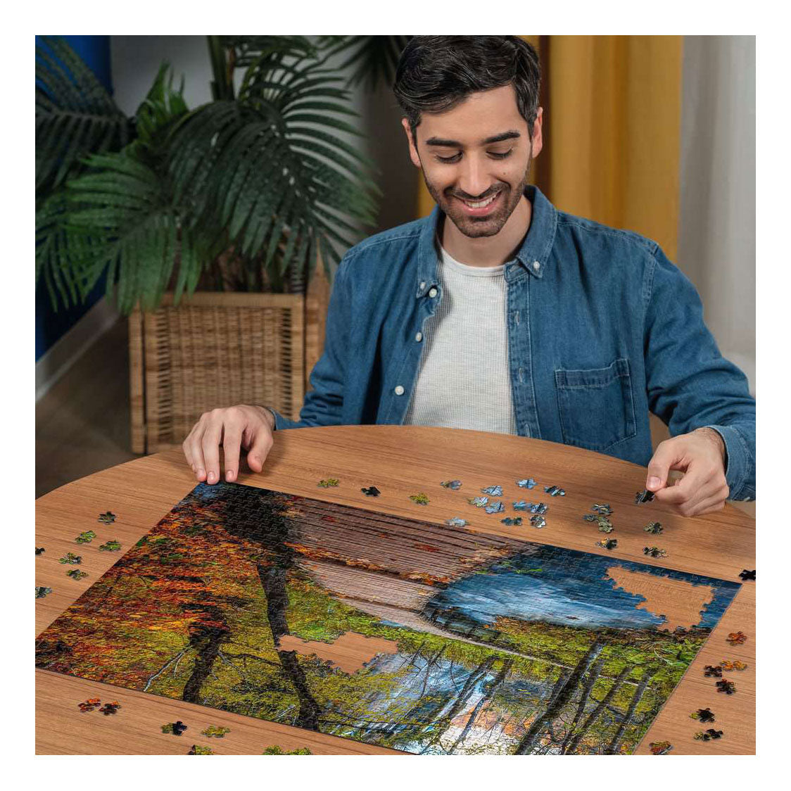 Ravensburger jigsaw puzzle autumnal wood trail