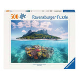 Ravensburger galvosūkių salos vandens peizažas