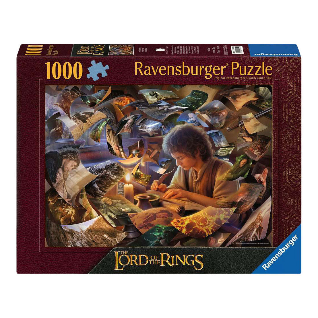 Ravensburger Jigsaw Puzzle Lord of the Rings Frodo's Journey - 1000 pieces.
