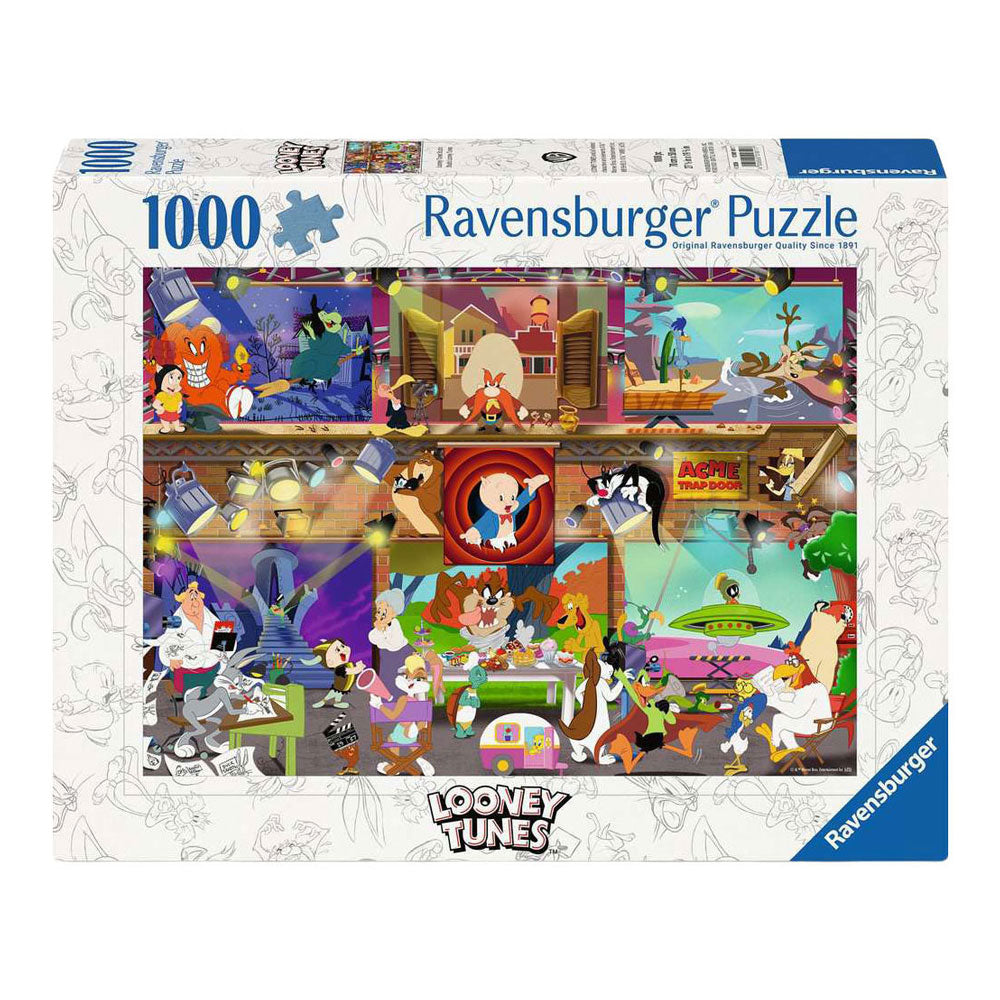Skladačka Ravensburger Looney Tunes Studio - 1000 ks.
