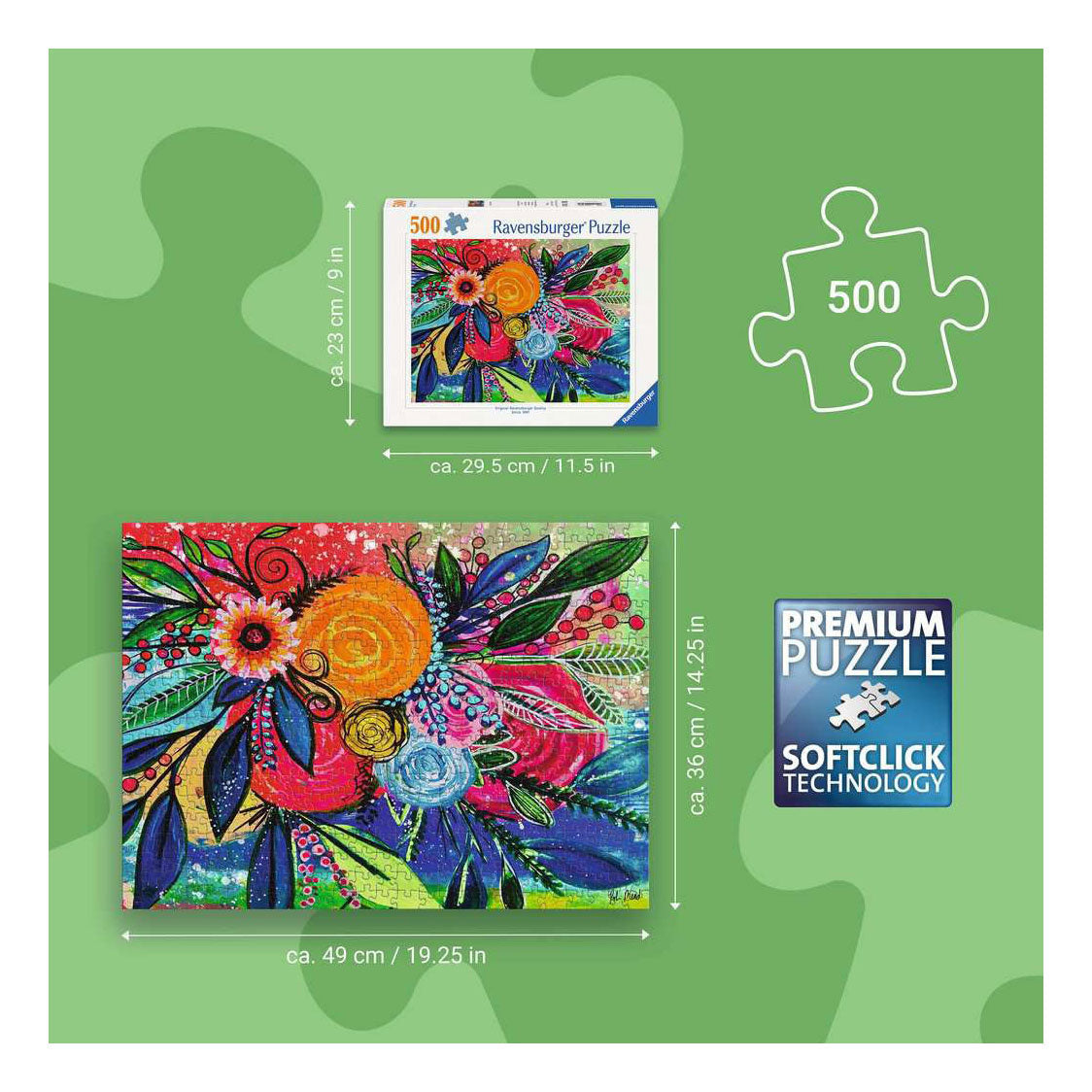 Ravensburger Jigsaw Puzzle Color Burst - 500 Pieces