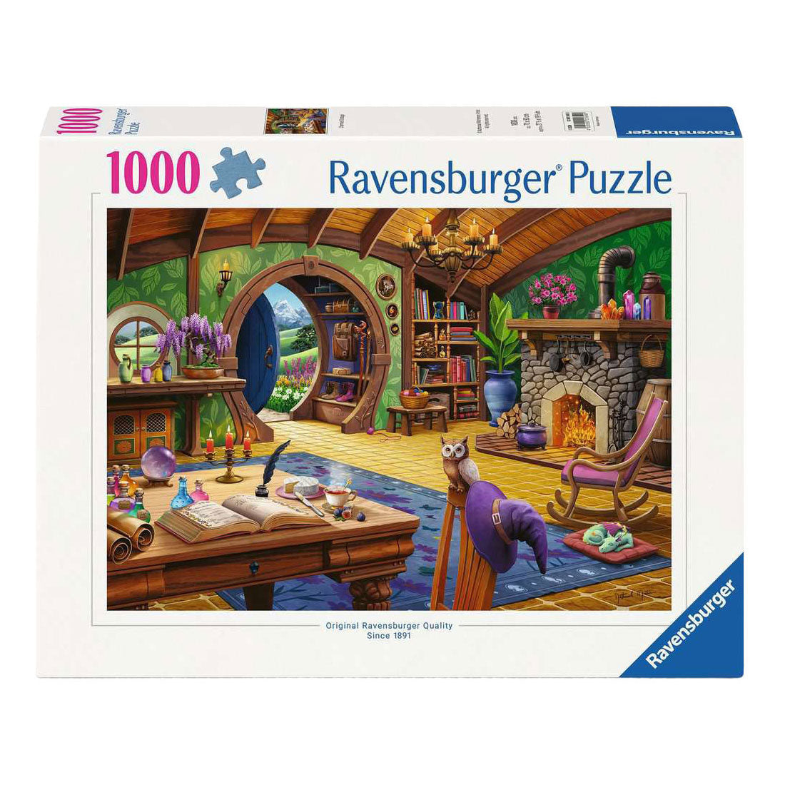 Ravensburger jigsaw puzzle charmed cottage - 1000 pieces.