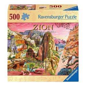 Ravensburger Jigsaw Puzzle Zion National Park - 500 pieces.