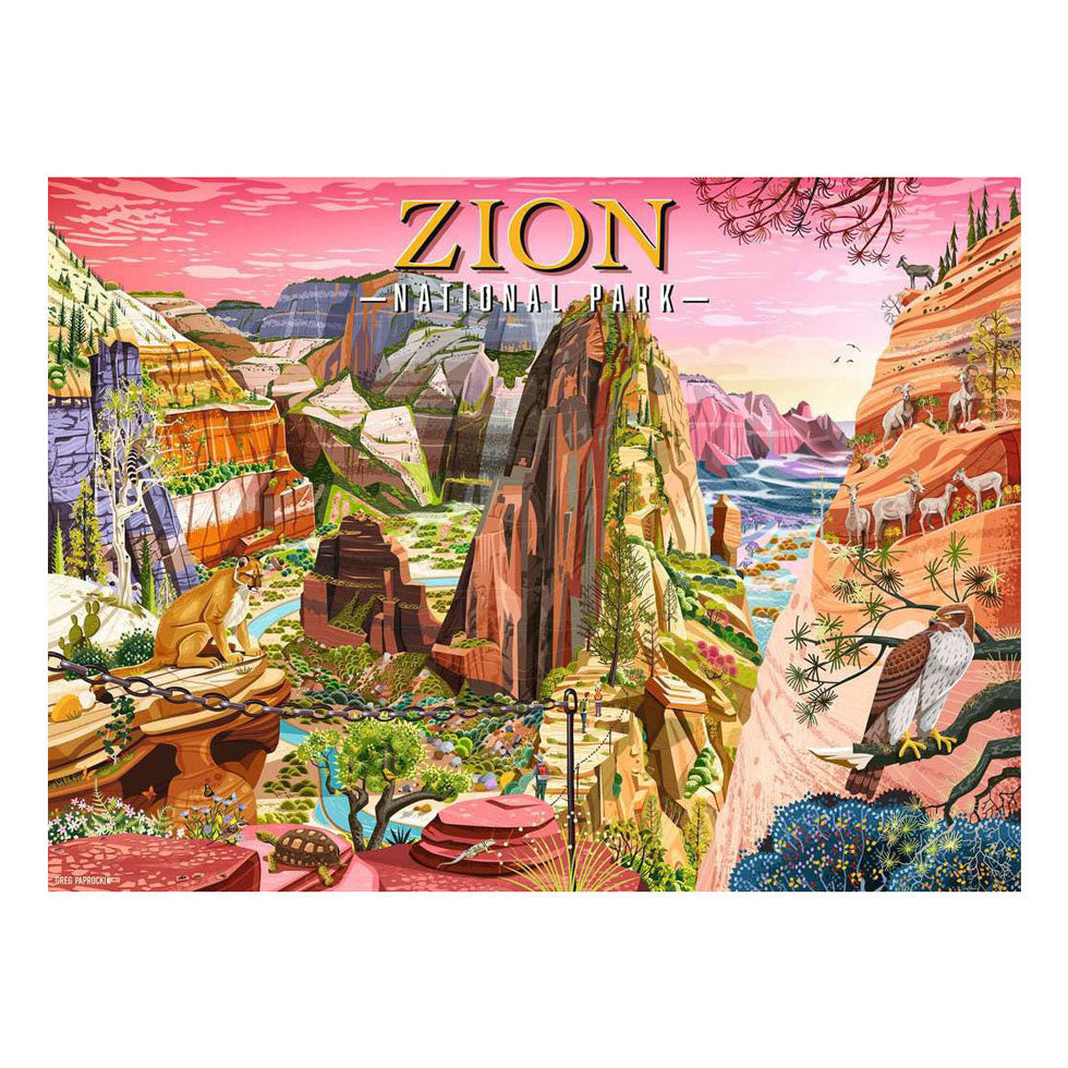 Ravensburger Jigsaw Puzzle Zion National Park - 500 pieces.