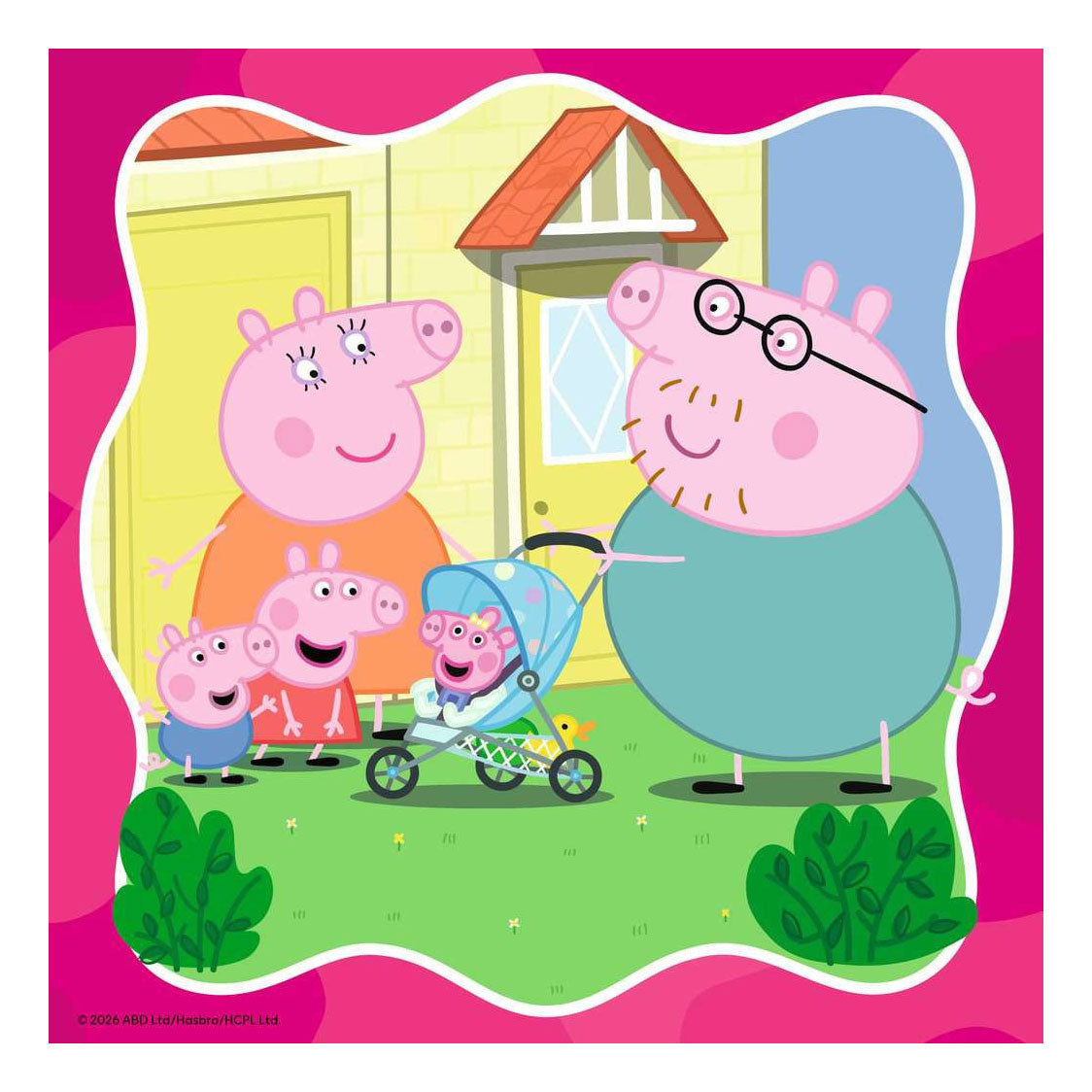 Ravensburger palapeli peppa possu 3x49kpl