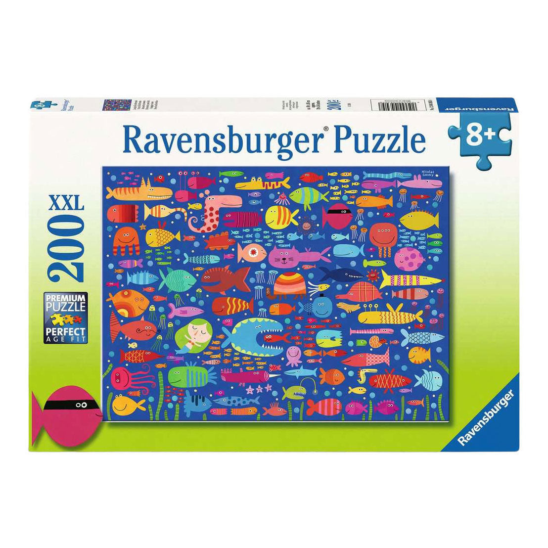 Ravensburger Jigsaw Puzzle Funny Fish Friends - 200 XXL pcs.