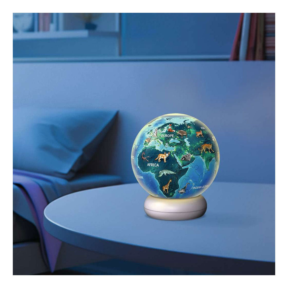 Ravensburger 3D Puzzle Night Light Earth at Night - 72 pcs.