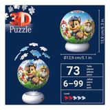 Ravensburger 3D Puzzle Night Light Paw Patrol - 73 pieces.