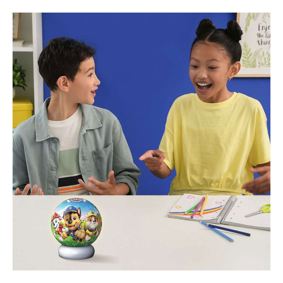 Ravensburger 3D Puzzle Night Light Paw Patrol - 73 pieces.