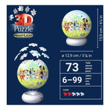 Ravensburger 3D puzzle nočná lampa modrá - 73 ks.