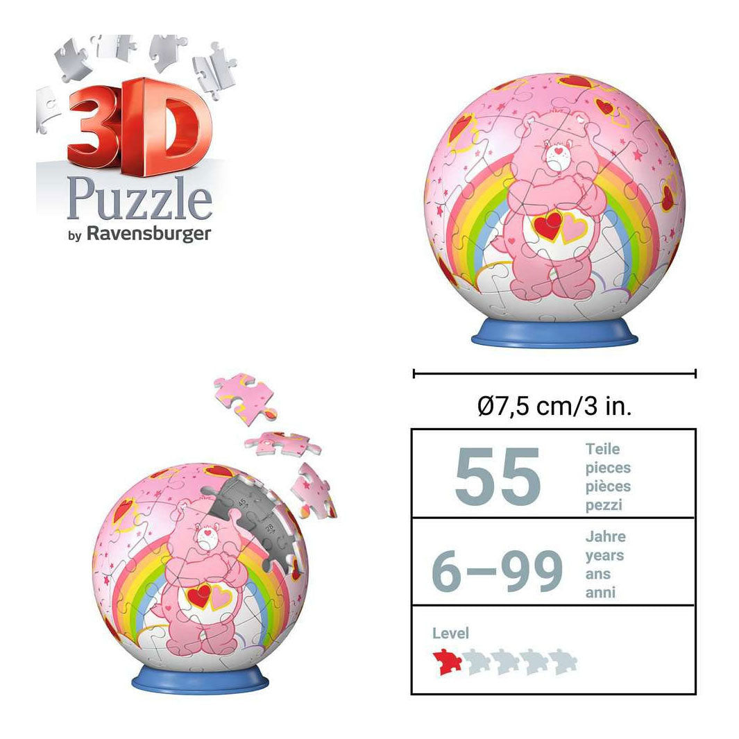 Ravensburger 3D Puzzle Care Bears Love-a-Lot Bear - 54 pcs.