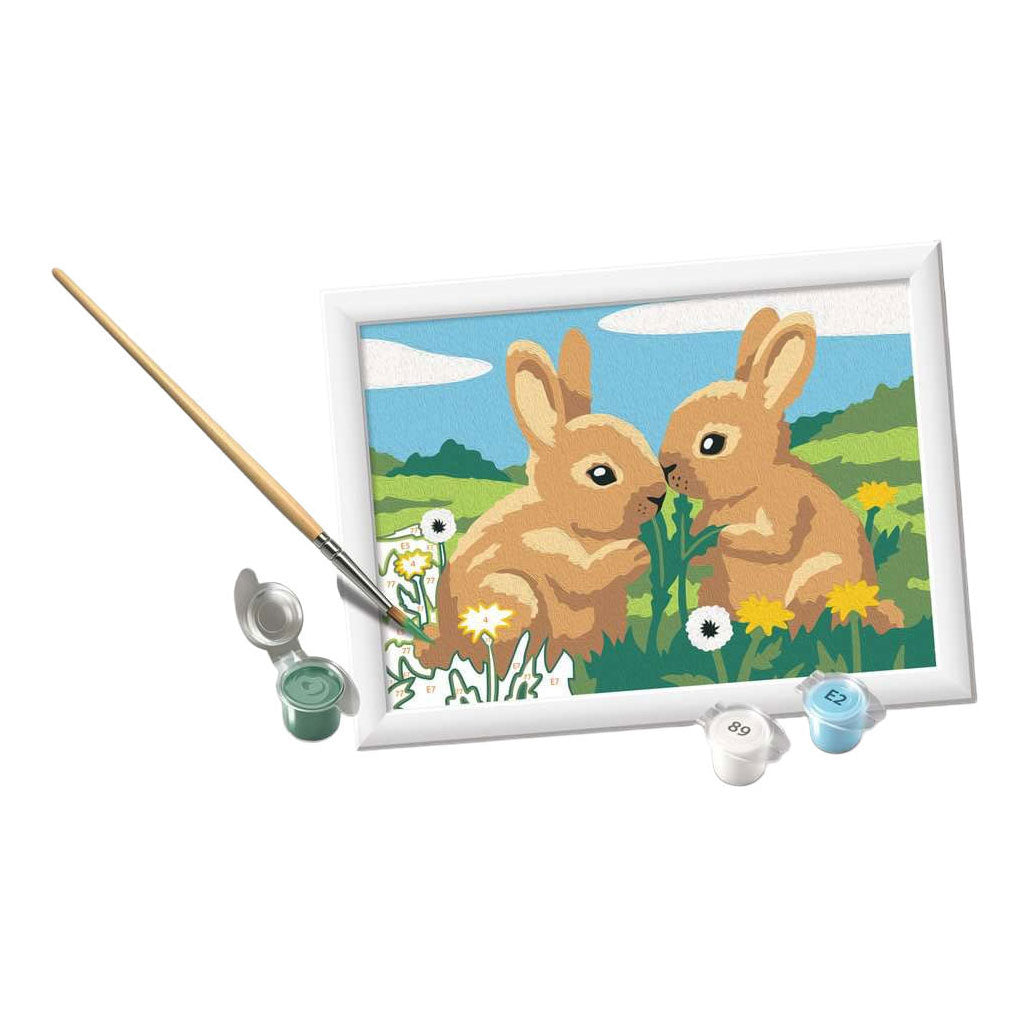Ravensburger CreArt Paint by Number - Bunny Friends