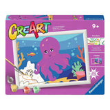 Ravensburger CreArt Paint by Number - Octopus (Neon)