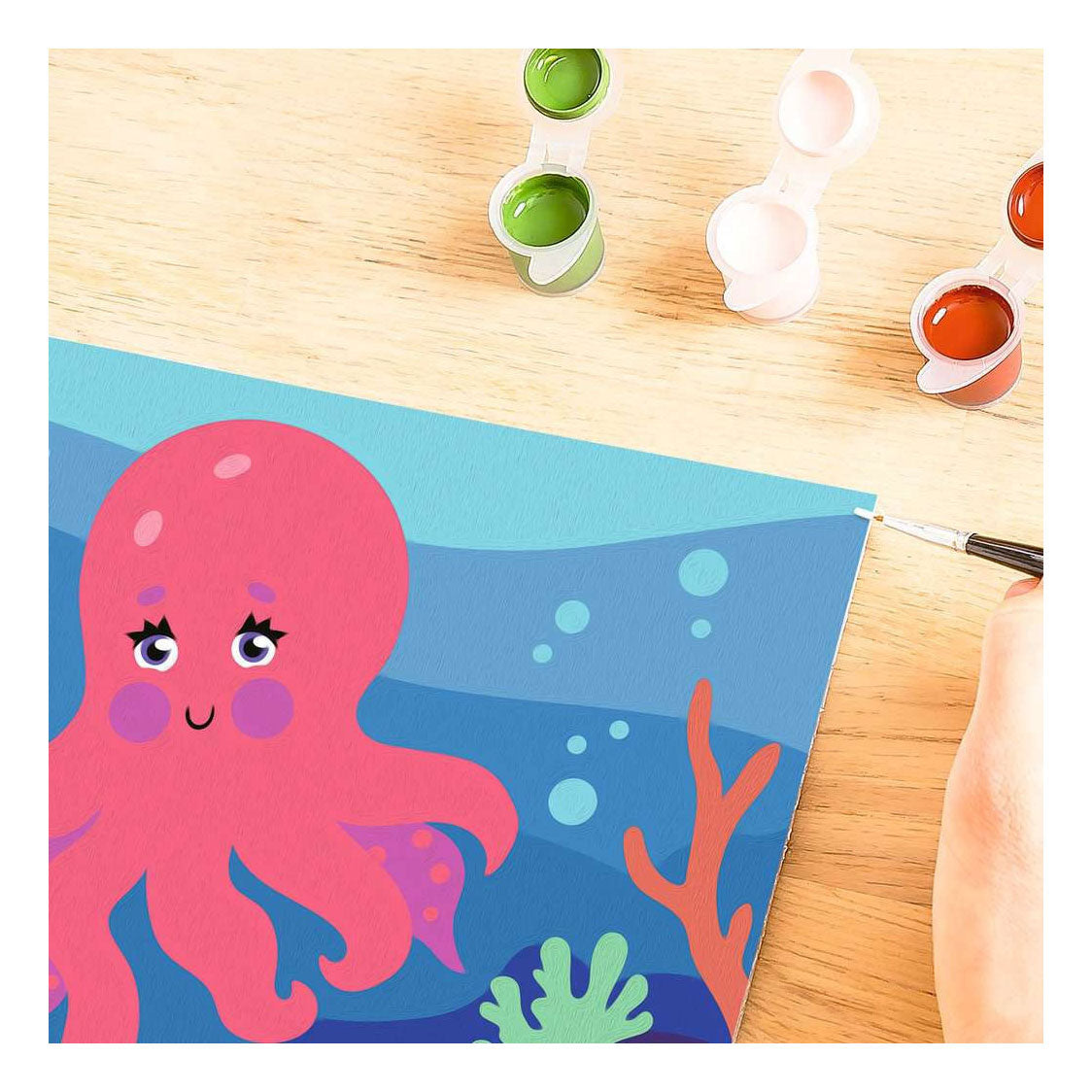 Ravensburger CreArt Paint by Number - Octopus (Neon)