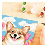Ravensburger CreArt Paint by Number - Flowery Corgi