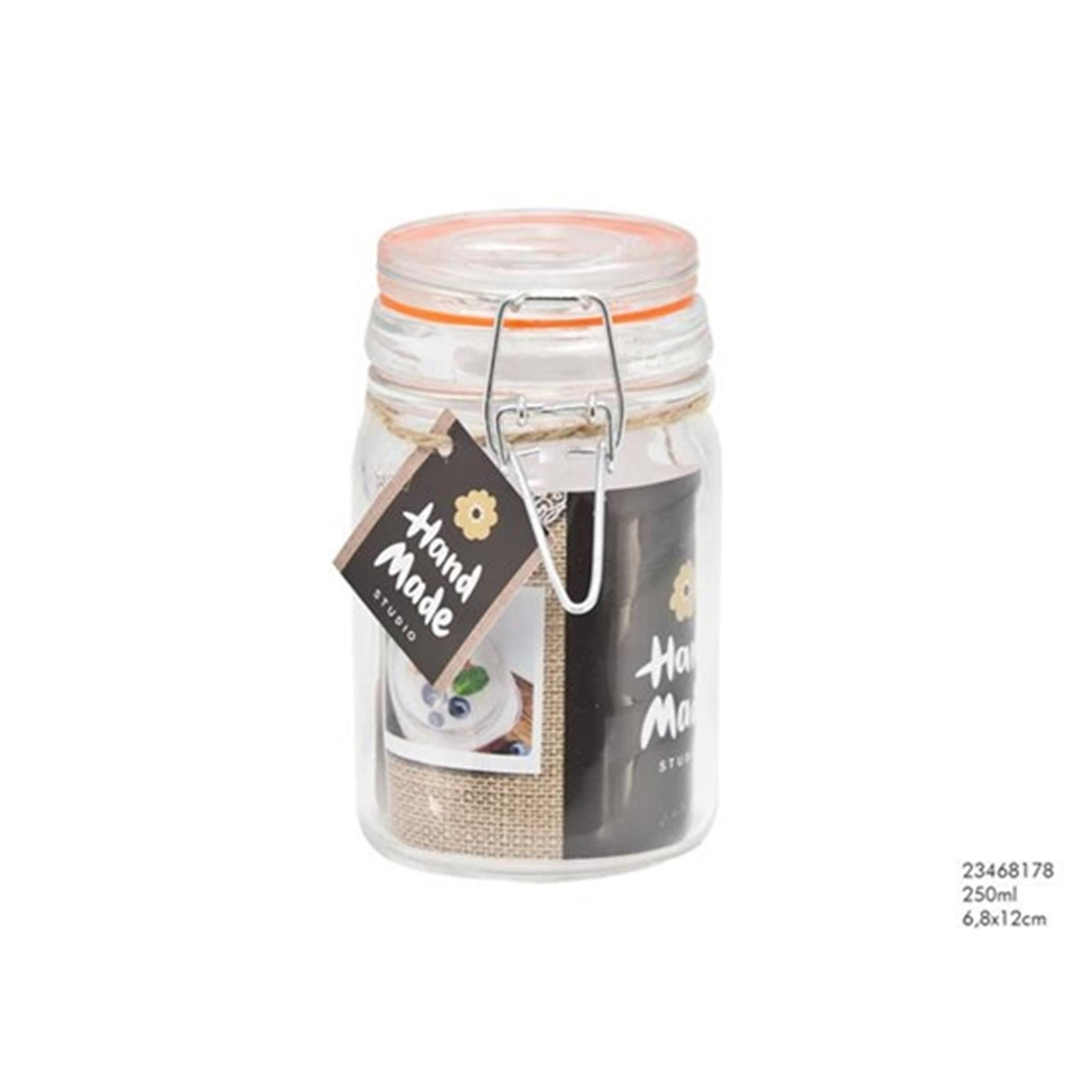 Tarro de conserva utensilios de cocina 250ml 6,8x12cm